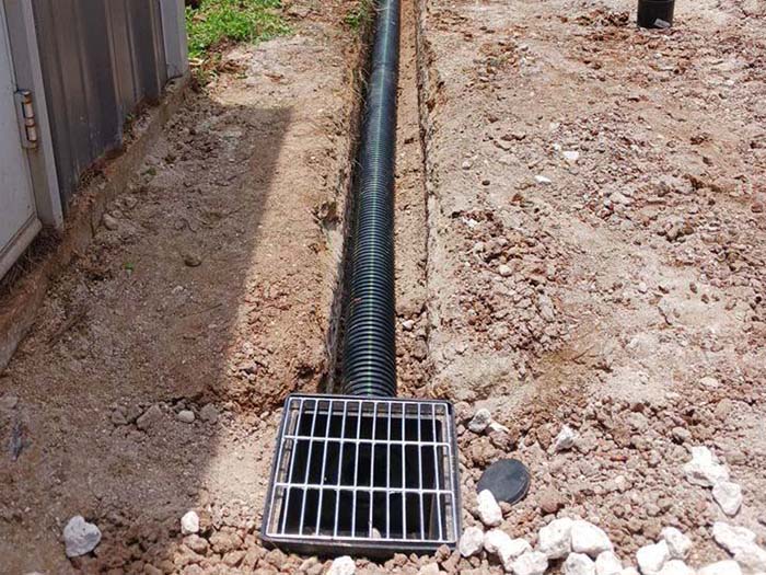 Gutter & Downspout Drainage example 2